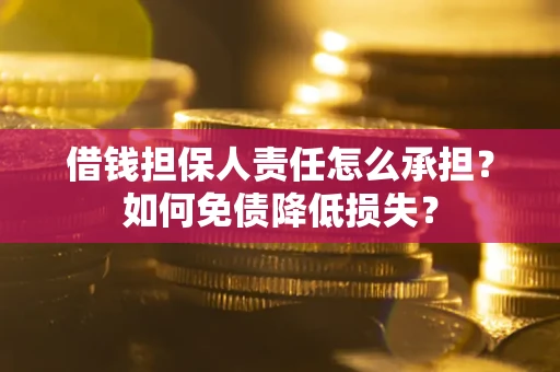 北京借钱担保人责任怎么承担？如何免债降低损失？