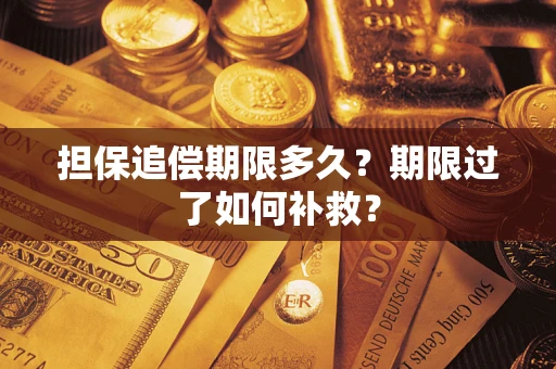 北京担保追偿期限多久？期限过了如何补救？