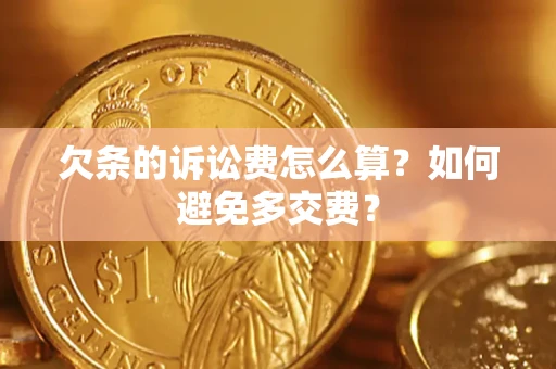 北京欠条的诉讼费怎么算？如何避免多交费？