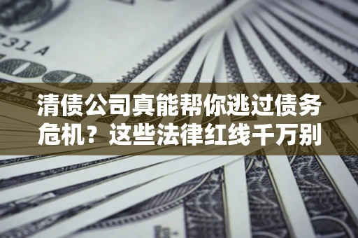 北京清债公司真能帮你逃过债务危机？这些法律红线千万别踩