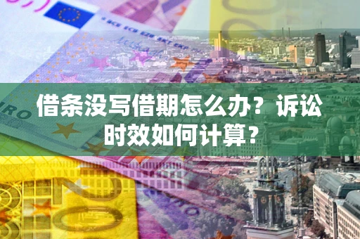 北京借条没写借期怎么办？诉讼时效如何计算？